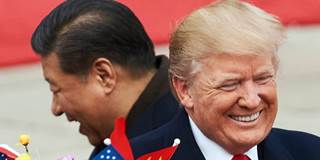China's President Xi Jinping  and US President Donald Trump 