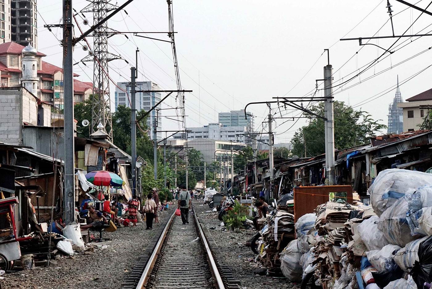 Poor neighborhood Jakarta