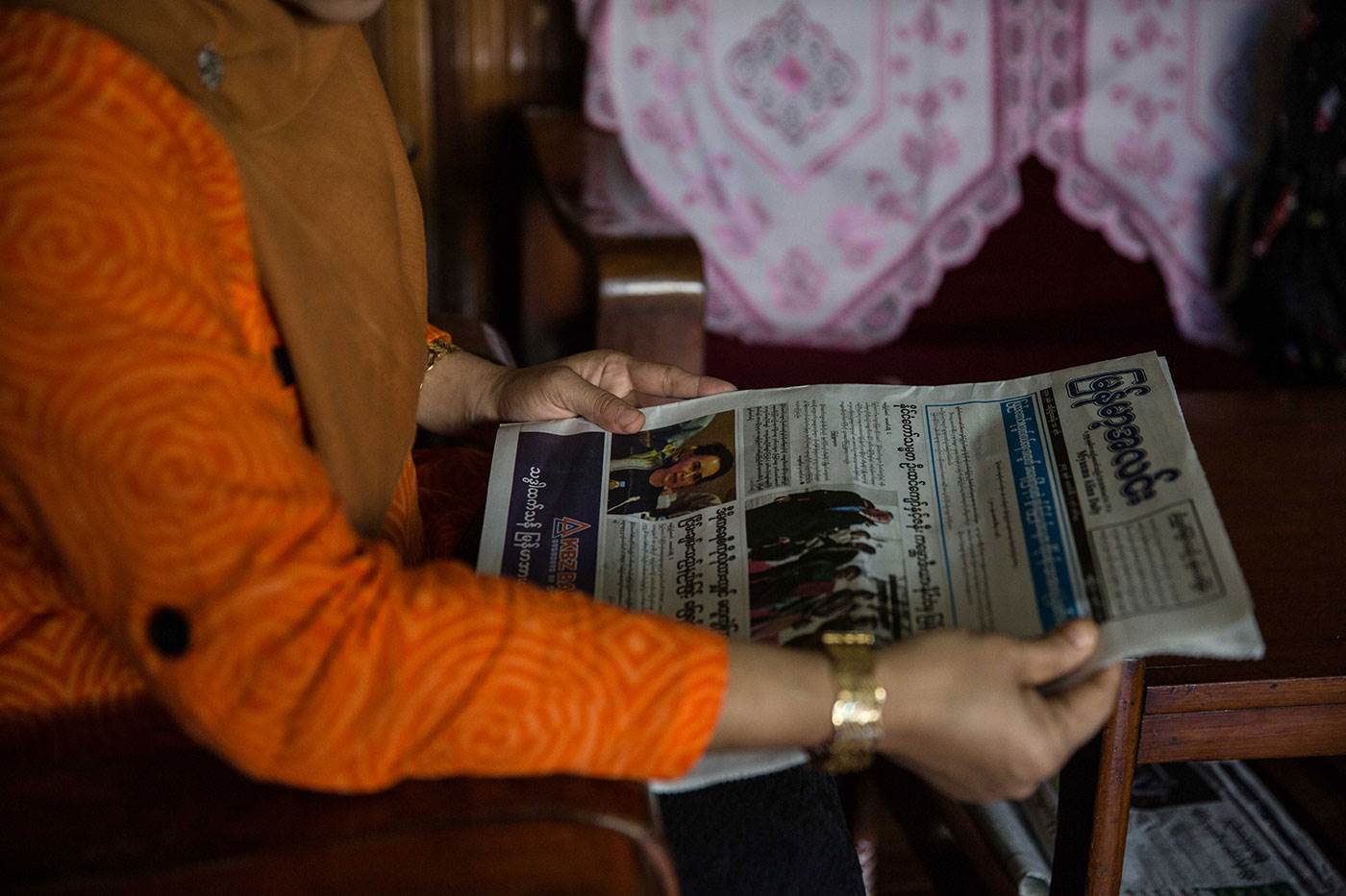 Burma newspaper