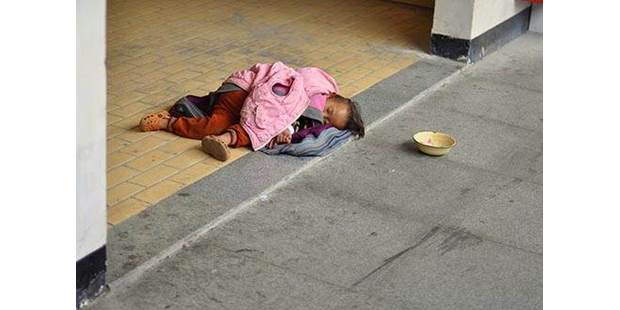Poor Child on Street