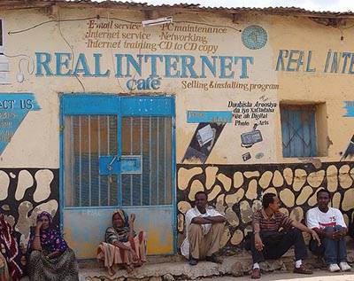 Internet Cafe closed Africa