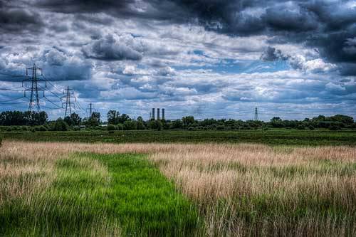 Fields and Power Lines