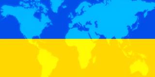 Ukraine flag world