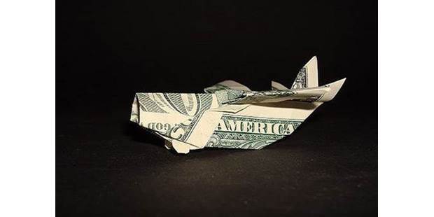 Origami Dollar airplane