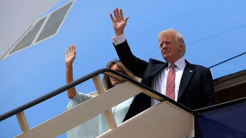 Trump air force one