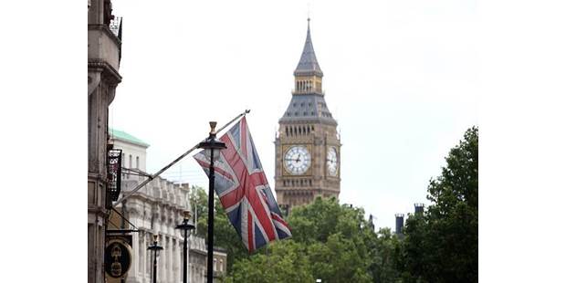 ellemannjensen20_Bloomberg_Getty Images_British clock and flag