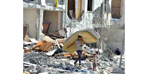 Destroyed Building Gaza