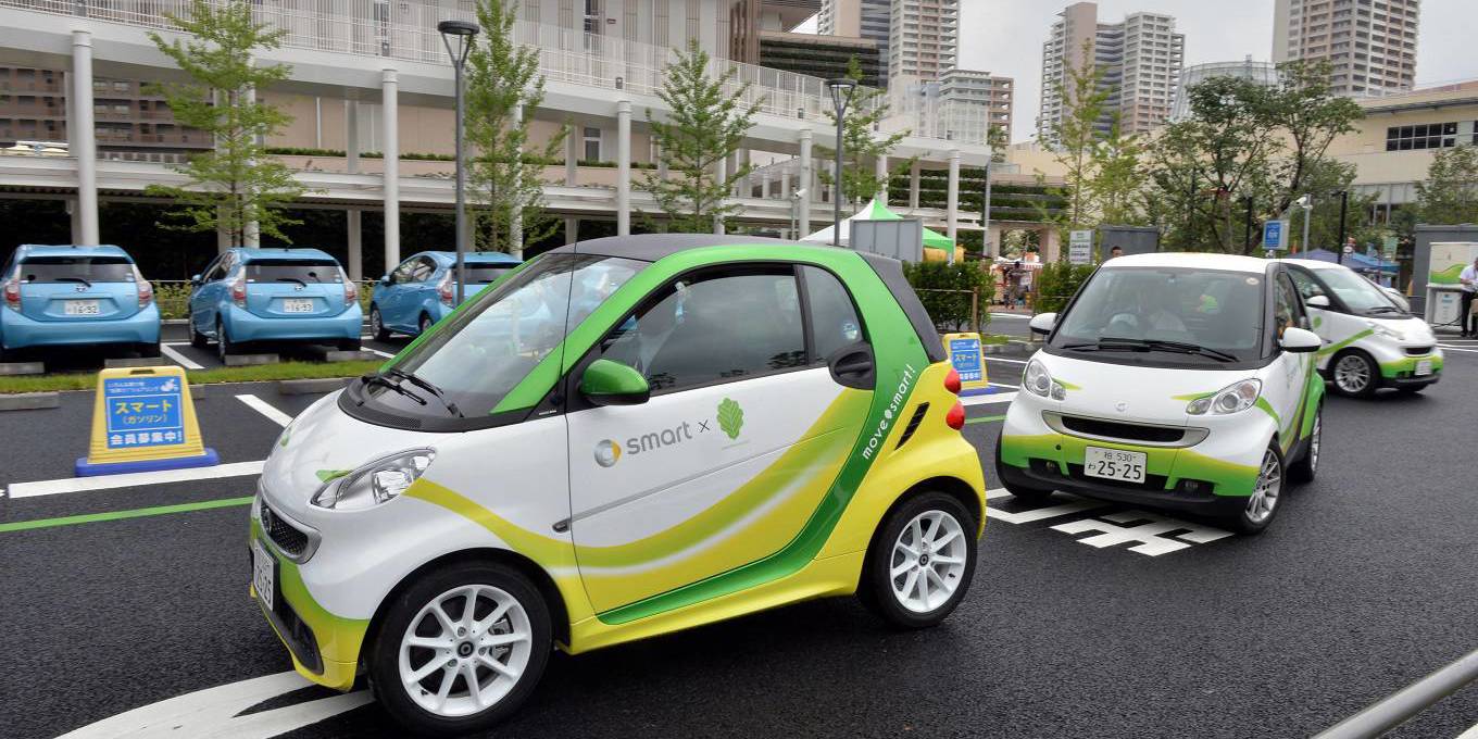 Smart tokyo. Каршеринг в Токио. Smart Fortwo каршеринг. Матиз каршеринг. Электрокар каршеринг.