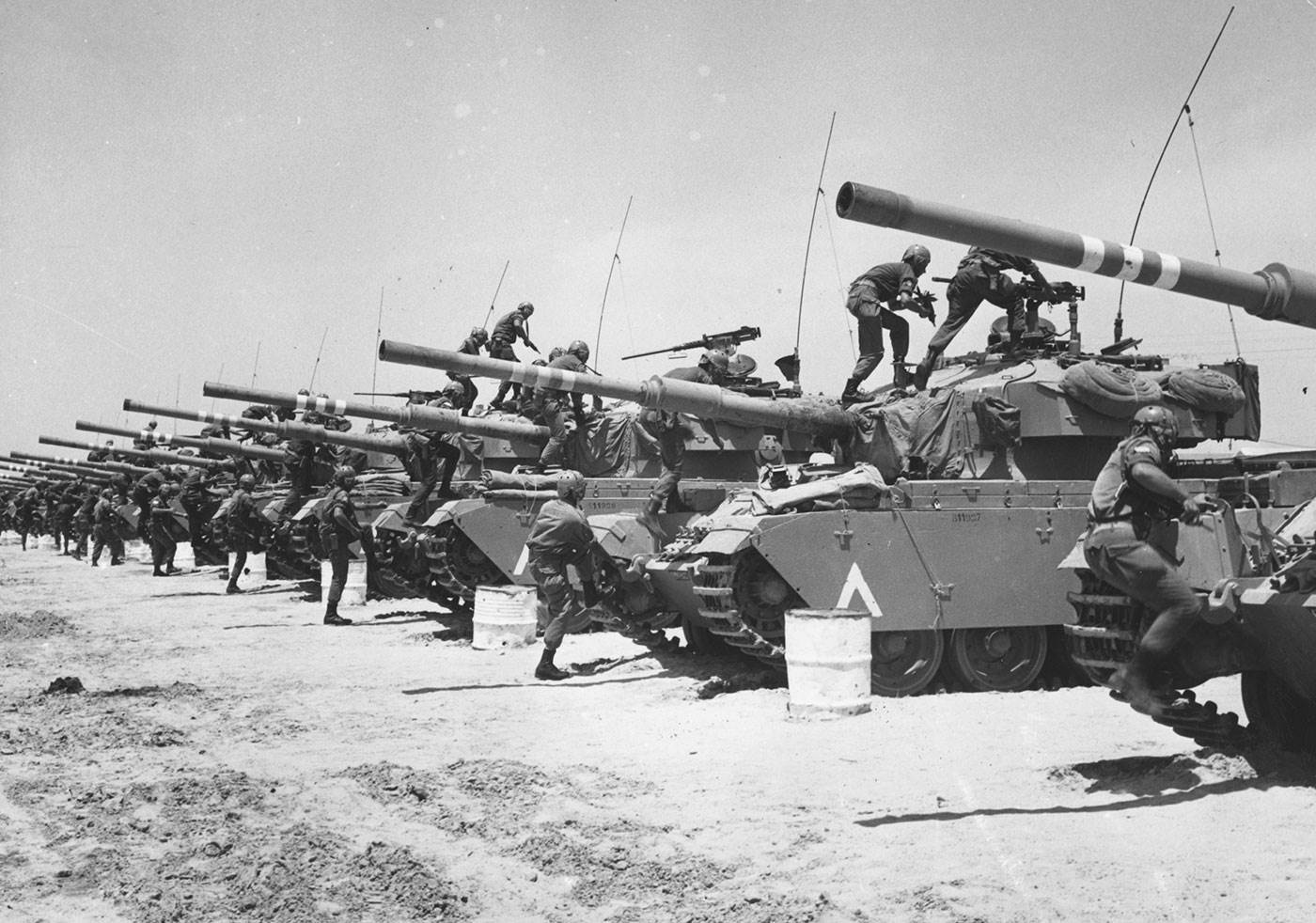 six day war israeli tanks