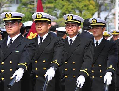 Japan self defense force officers