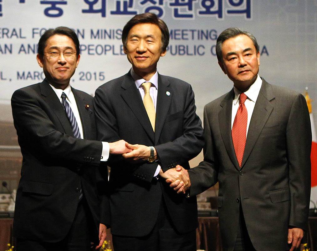 Japan China South Korea Foreign Ministers northeast asia