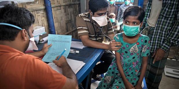 Patients wait for testing and medical treatment for tuberculosis