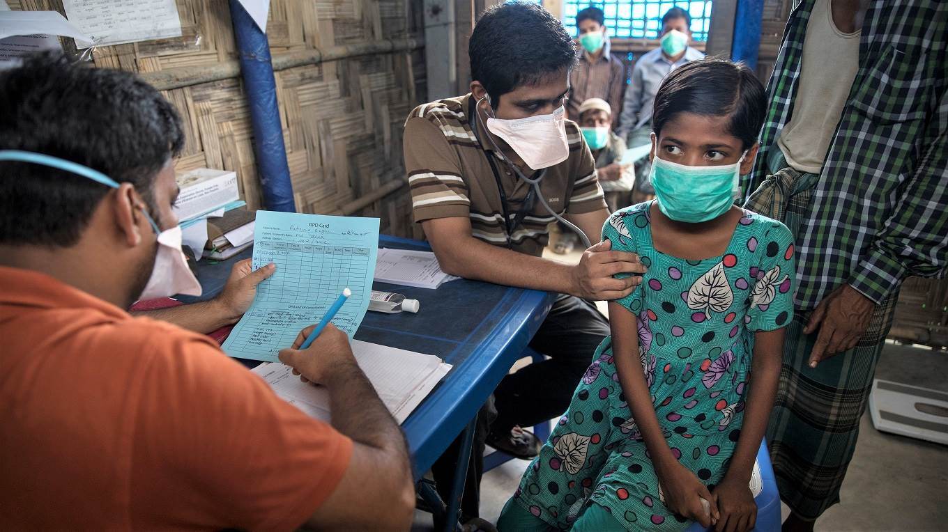 Patients wait for testing and medical treatment for tuberculosis