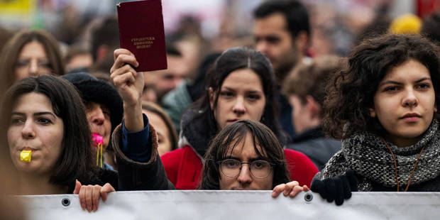 zizek42_Andrej IsakovicGettyImages_serbia_student_protests