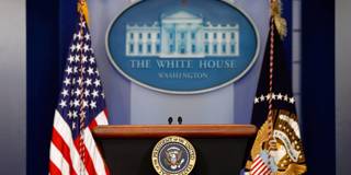 white house podium