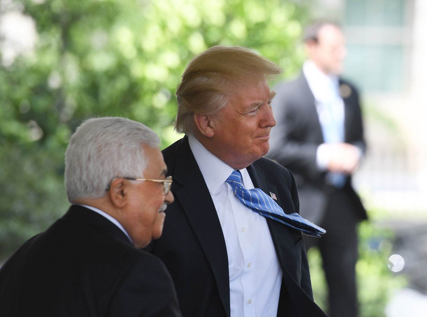 trump abbas meeting