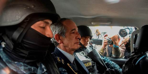 Former Guatemalan President Alvaro Colom is arrested under corruption charges