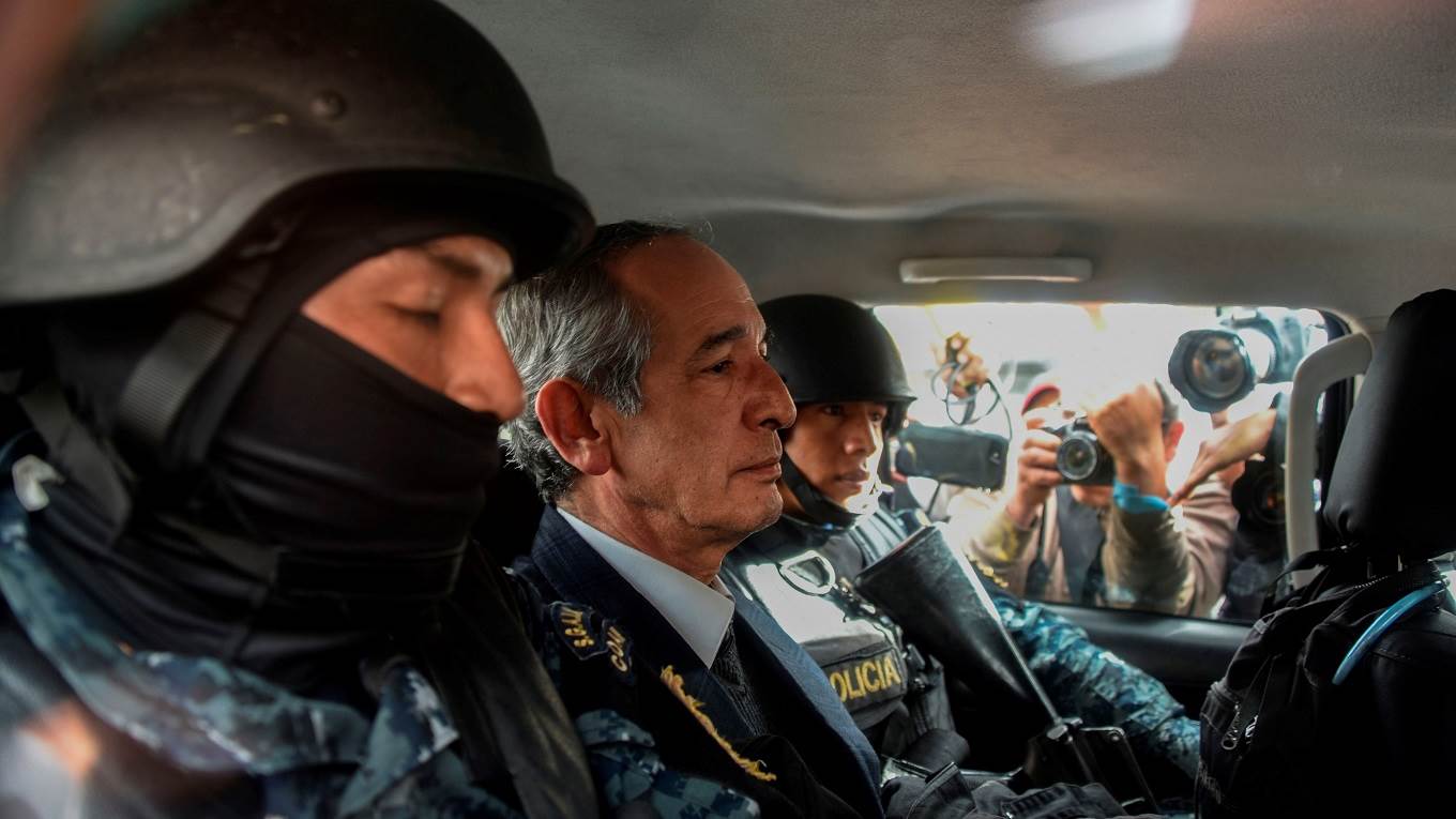 Former Guatemalan President Alvaro Colom is arrested under corruption charges