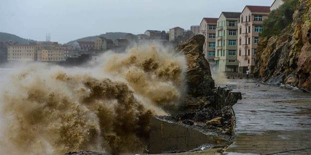 Typhoon in china
