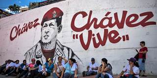 Supporters of Venezuelan President Nicolas Maduro