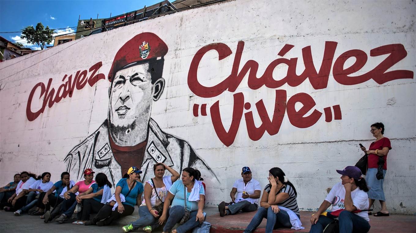 Supporters of Venezuelan President Nicolas Maduro