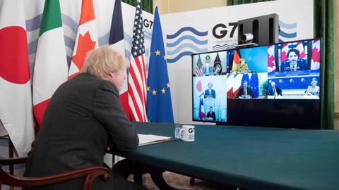 patten125_GEOFF PUGHPOOLAFP via Getty Images_boris johnson g7