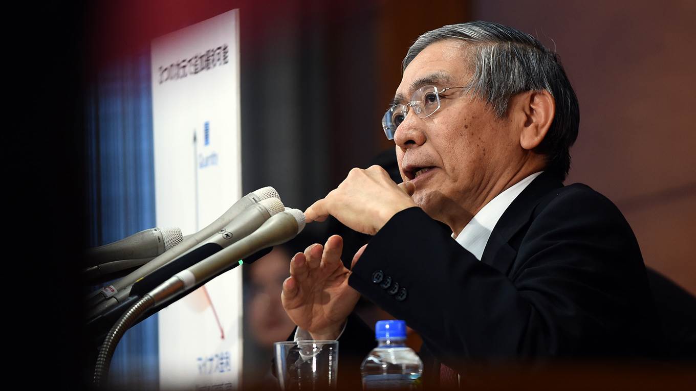Governor of the Bank of Japan Haruhiko Kuroda