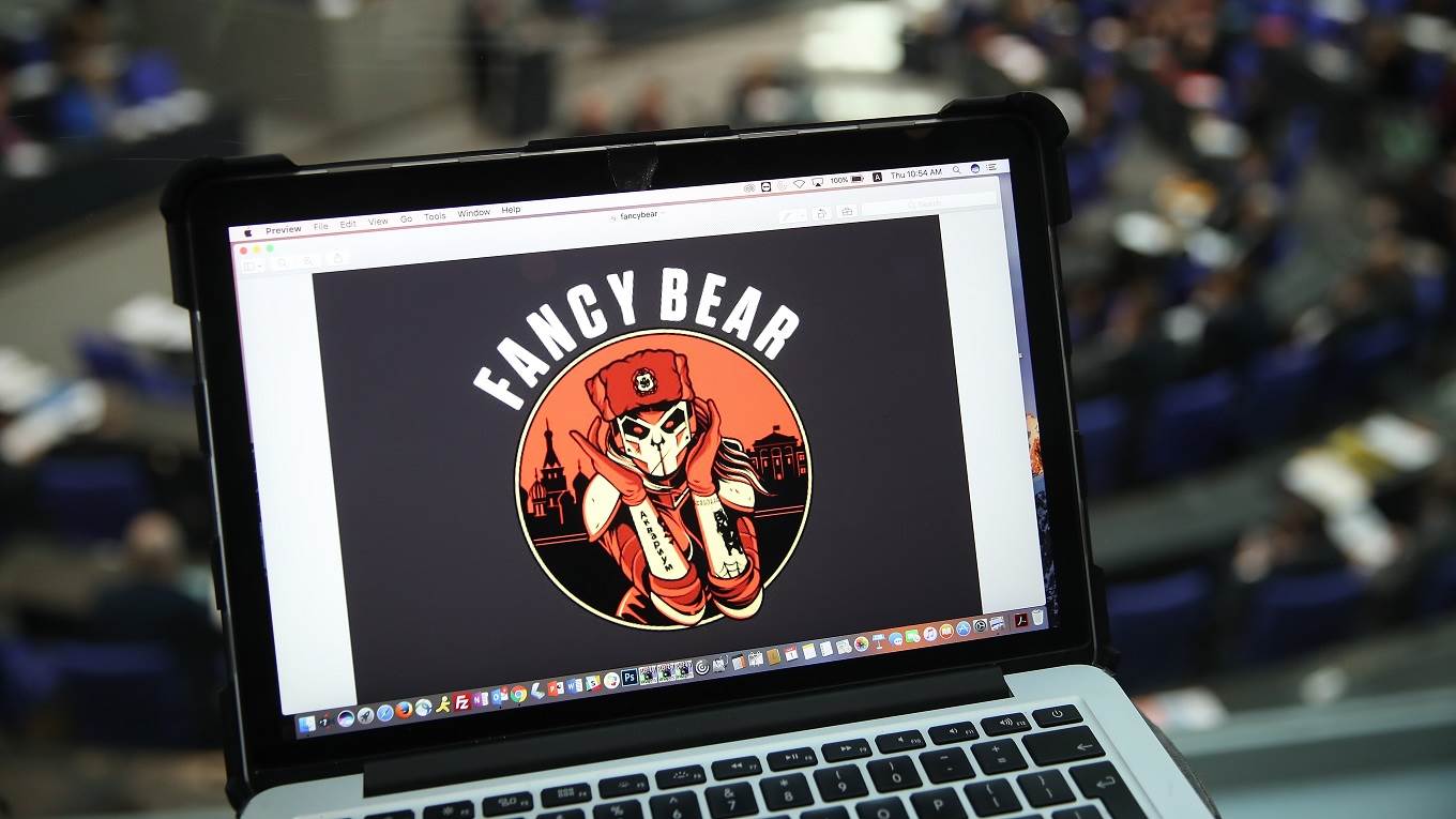 Illustration artwork found on the Internet showing Fancy Bear