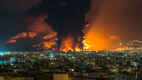 Explosion in Tehran.