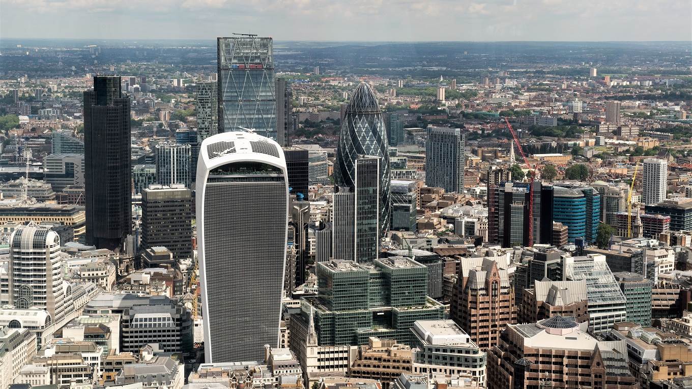 The City of London financial district