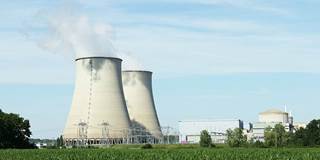 Nuclear energy silos.