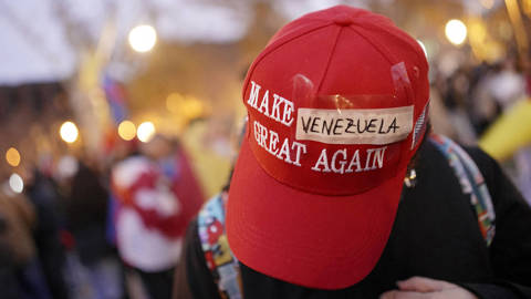 MAGA hat with America replaced by Venezuela.