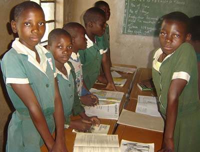 African schoolgirls