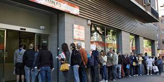 Unemployment office in Madrid