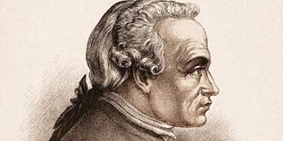Portrait of German philosopher Immanuel Kant 