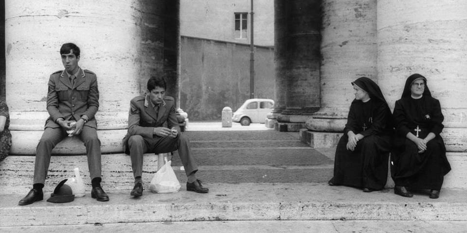 soldiers nuns italy 1970s