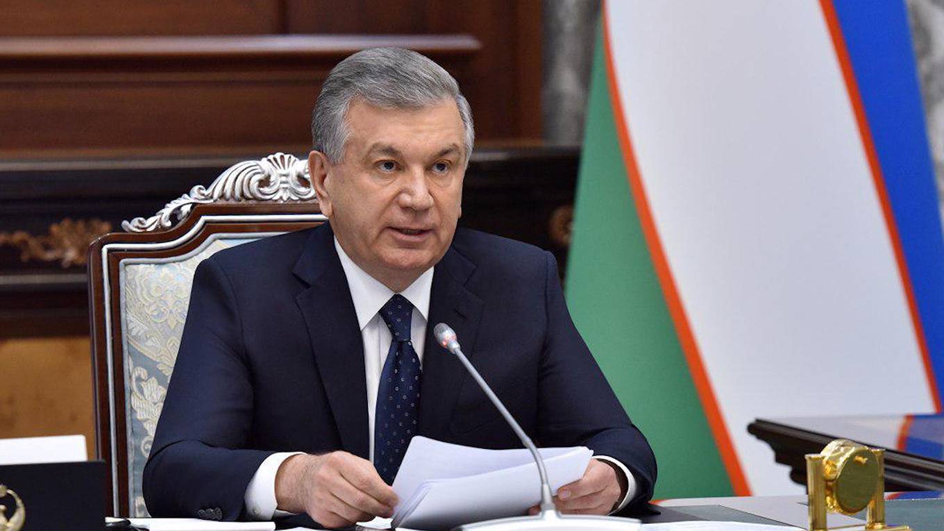 hug1_Presidency of Uzbekistan HandoutAnadolu Agency via Getty Images_mirziyoyev
