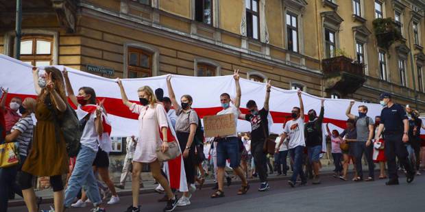 op_tusk1_Beata ZawrzelNurPhoto via Getty Images_belarus protest