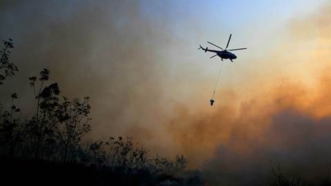 helicopter fire environment