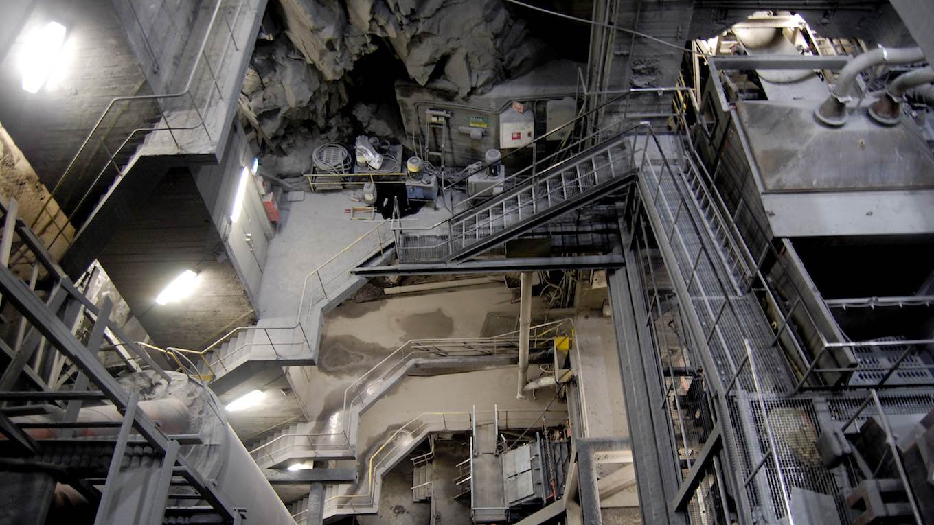 Iron ore mine