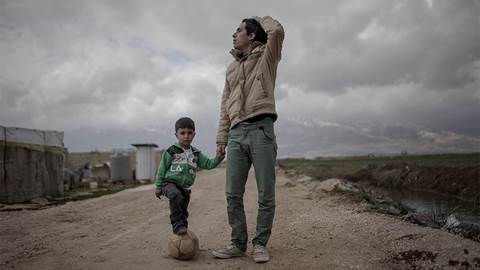 syrian children lebanon refugee camp