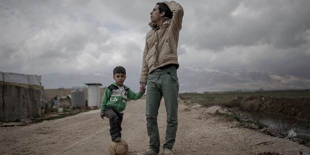 syrian children lebanon refugee camp