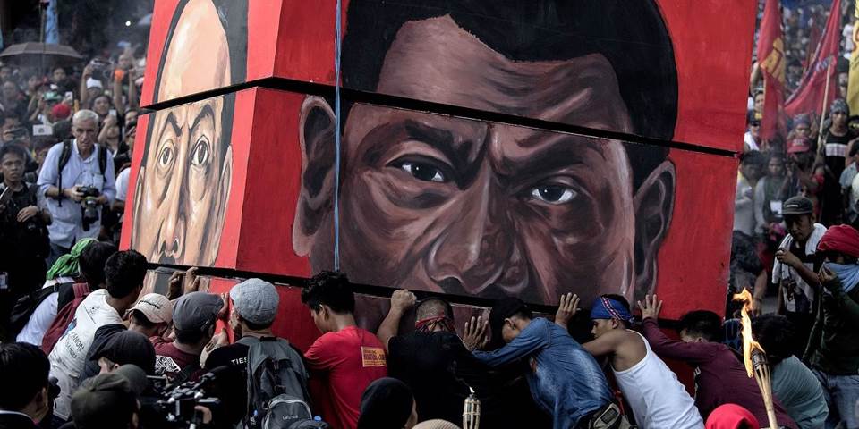 Protest against Philippine President Rodrigo Duterte 