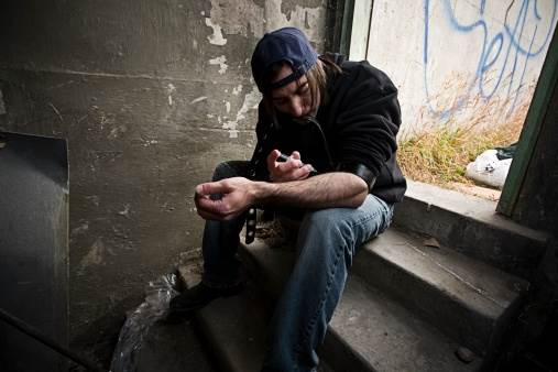 heroin addict