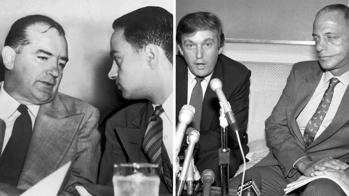 Joe McCarthy, Roy Cohn, and Donald Trump