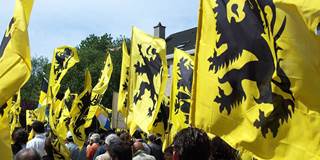 Nationalism Flanders flag protest
