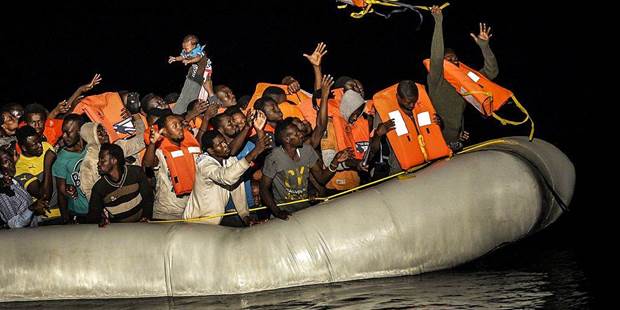 Migrants rescued by Topaz Responder