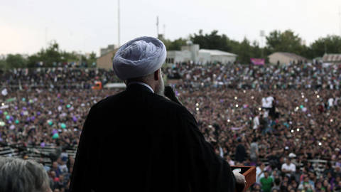 Hassan Rouhani rally