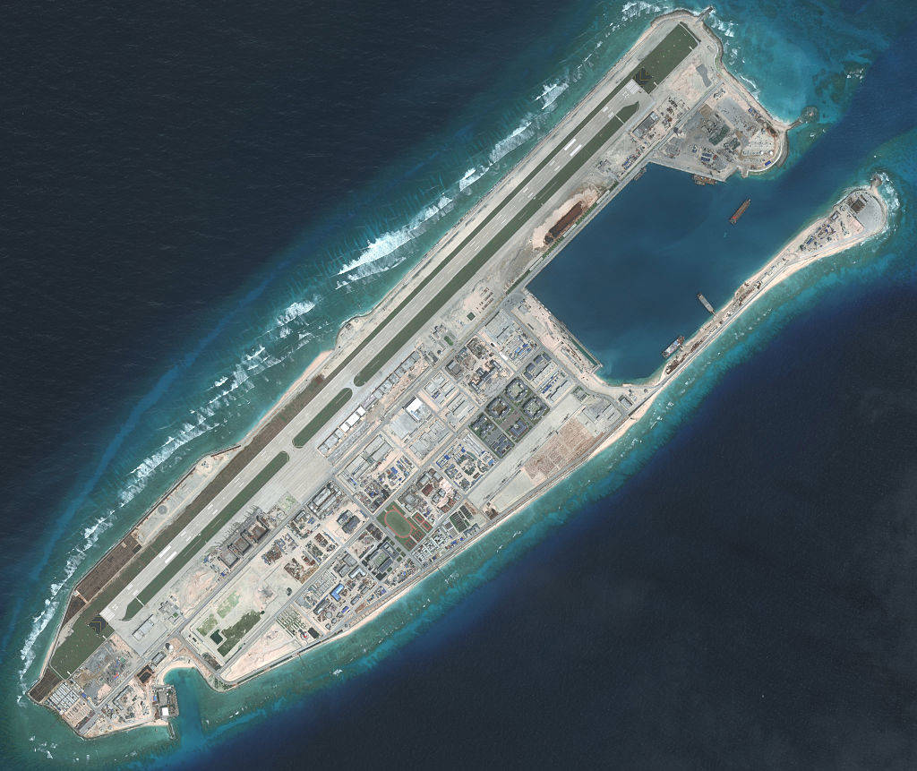 Fiery Cross Reef south china sea