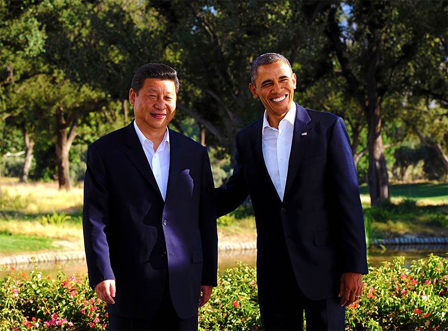 Xi Jinping and Barack Obama